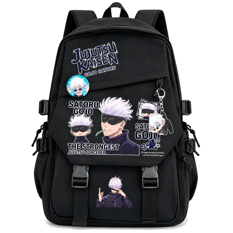 Jujutsu Kaisen Backpack — Large-Capacity School Bag with Accessory Set — product image 1