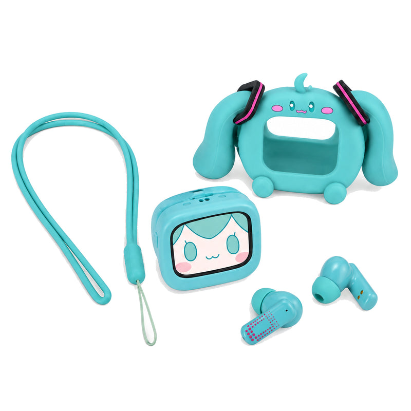 Hatsune Miku Retro TV Earbuds — Wireless Bluetooth in a Mini TV Case — product image 1