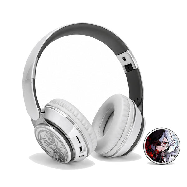 Genshin Voice Headphones — Over-Ear Bluetooth with Character Prompts & Badge — product image 1