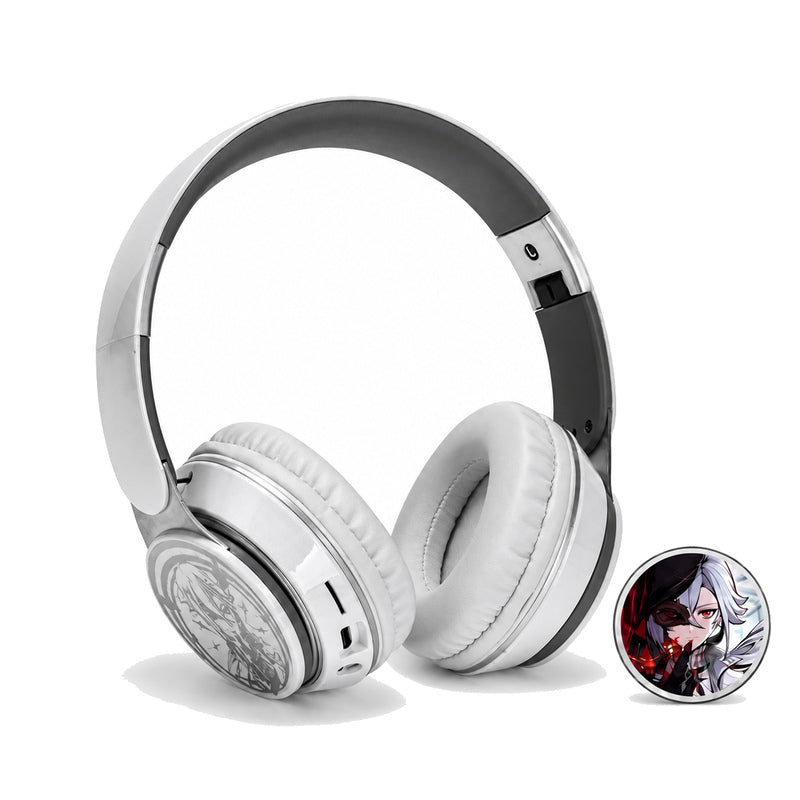 Genshin Voice Headphones — Over-Ear Bluetooth with Character Prompts & Badge — product image 1