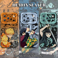 Demon Slayer Silicone Phone Case — Soft Shockproof Case with Full Lens Cover