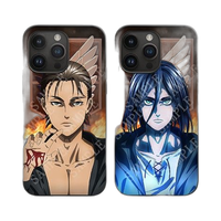 Attack on Titan Eren Yeager Lenticular Phone Case on a white background