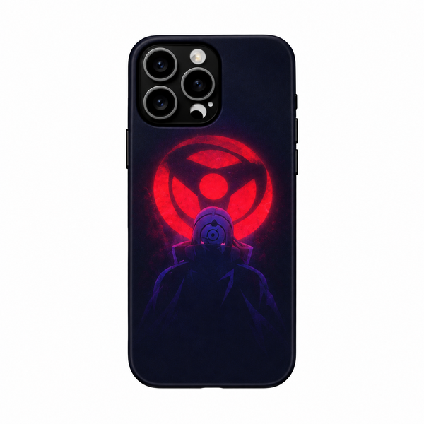 Naruto Uchiha Clan Five-Image Lenticular Phone Case on a white background