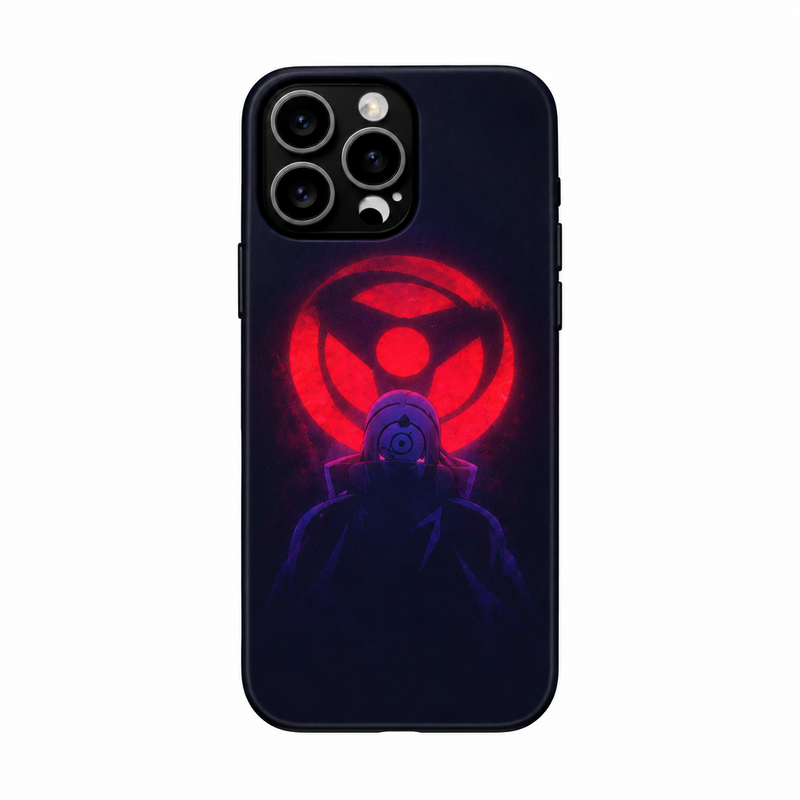 Naruto Uchiha Clan Five-Image Lenticular Phone Case on a white background