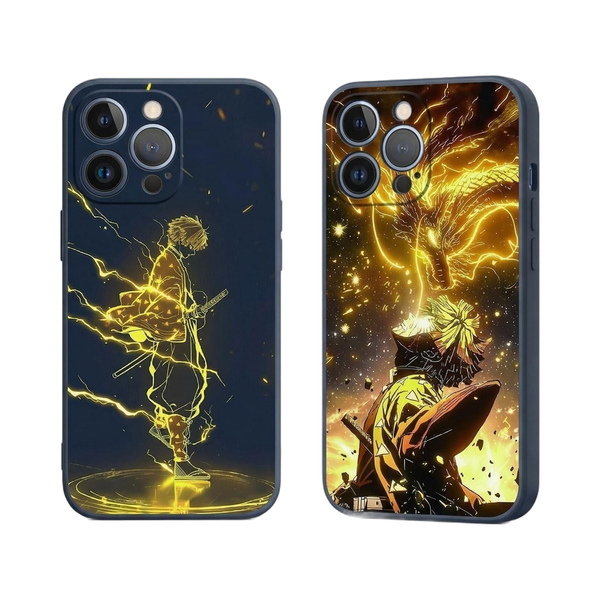 Demon Slayer Lenticular Phone Case — 7 Designs on a white background