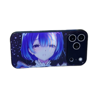 Re:Zero Rem Blinking Lenticular Phone Case on a white background