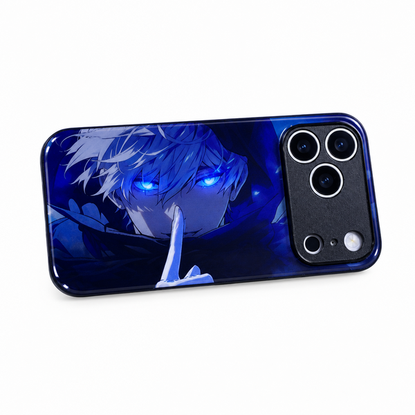 Jujutsu Kaisen Satoru Gojo Blinking Lenticular Phone Case on a white background