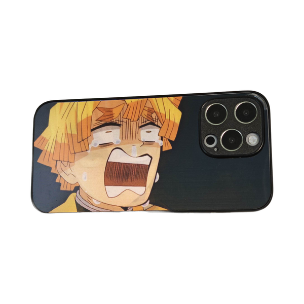 Demon Slayer Character Lenticular Phone Case on a white background