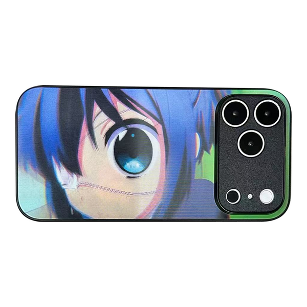 Rikka Takanashi Lenticular Phone Case — full product on white background