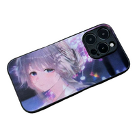 Kaoruko Waguri Blinking Lenticular Phone Case — full product on white background