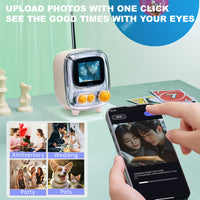 Retro Pixel Bluetooth Speaker with Photo Album Display