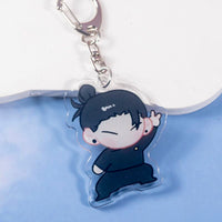 JJK Gojo & Geto Spring Bobble Standee Keychain Set