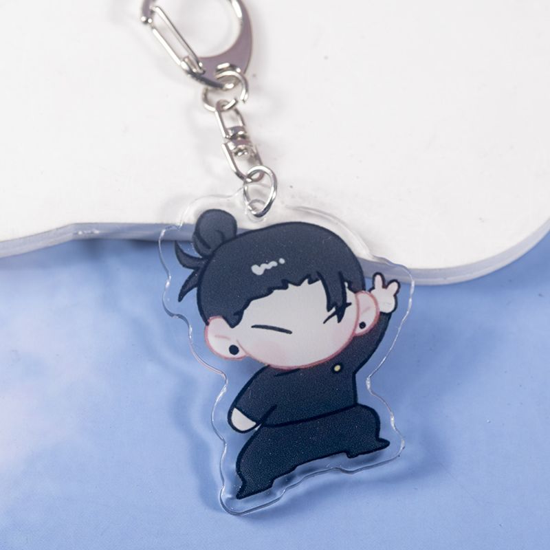 JJK Gojo & Geto Spring Bobble Standee Keychain Set
