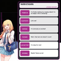Anime Voice Bluetooth Headphones — Wireless Over-Ear with Japanese Voice Prompts, 22 Designs