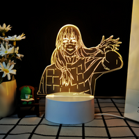 JJK 3D LED Night Light - Multi-Color Dimmable Desk Lamp — view 80