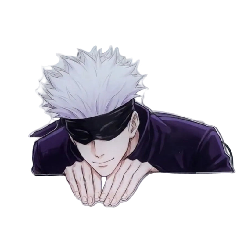 Satoru Gojo Acrylic Paper Clip Holder - Desk Standee Document Clip