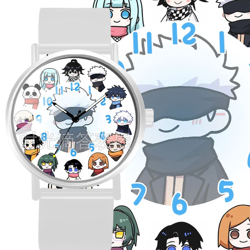 JJK Analog Watch — Gojo, Yuji, Megumi, Nobara & Nanami Designs