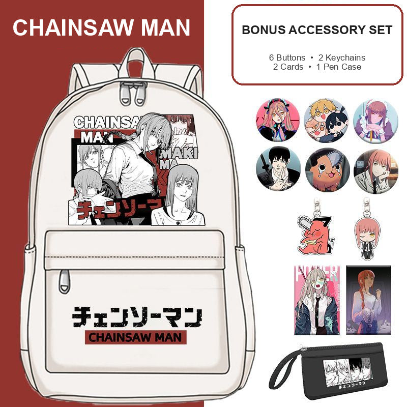 Chainsaw Man School Backpack — 17 Designs — product view 17