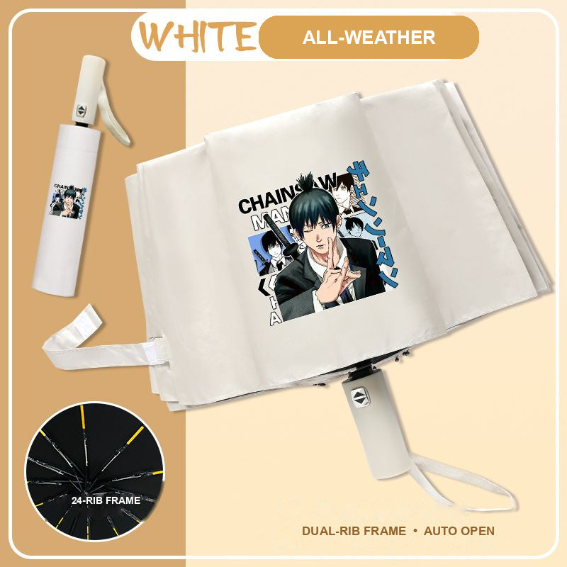 Chainsaw Man Automatic Umbrella — 16 Designs — product view 13
