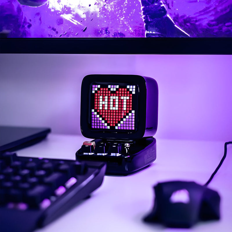 Retro Pixel Art Bluetooth Speaker with DIY LED Display