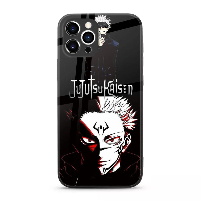 Jujutsu Kaisen Anime Tempered-Glass Case for Samsung Galaxy & iPhone