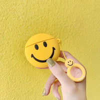 Smiley Face Cartoon AirPods 1&2 Case