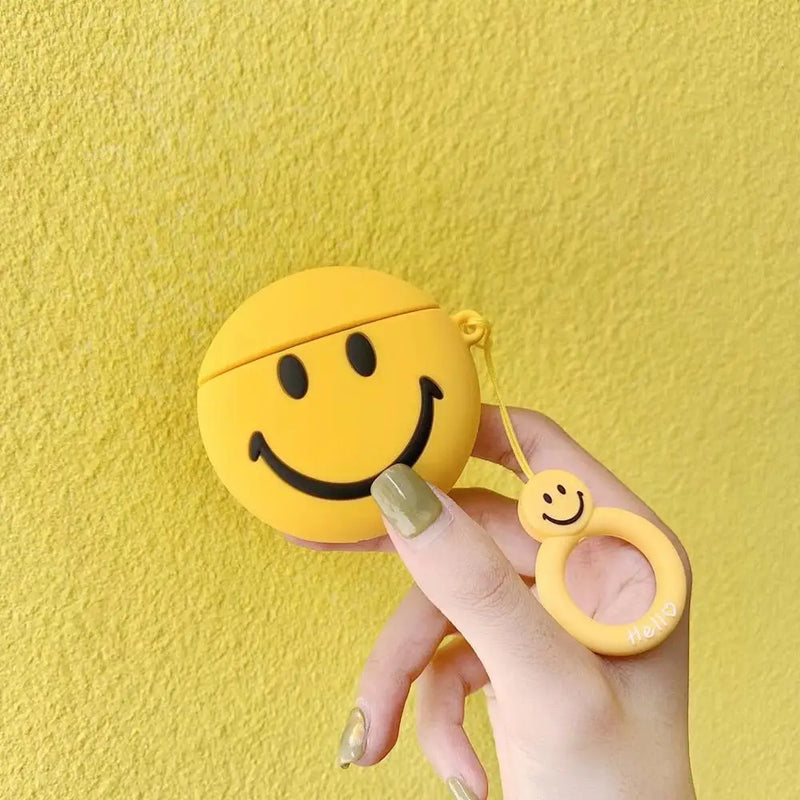 Smiley Face Cartoon AirPods 1&2 Case