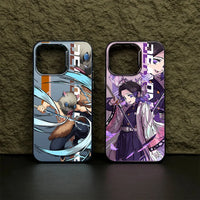 Demon Slayer Tanjiro Electroplated Anime Phone Case
