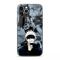 Jujutsu Kaisen Anime Tempered-Glass Case for Samsung Galaxy & iPhone