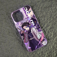 Demon Slayer Tanjiro Electroplated Anime Phone Case