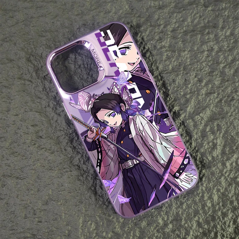 Demon Slayer Tanjiro Electroplated Anime Phone Case