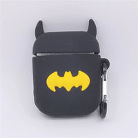 3D Cartoon Anime AirPods Case with Keychain - Soft Silicone Cover