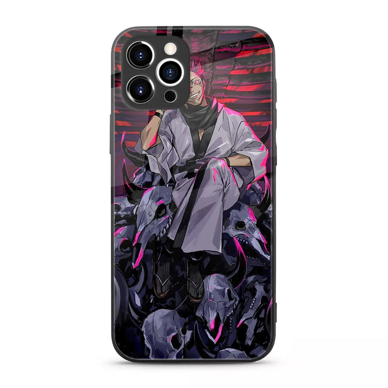 Jujutsu Kaisen Anime Tempered-Glass Case for Samsung Galaxy & iPhone