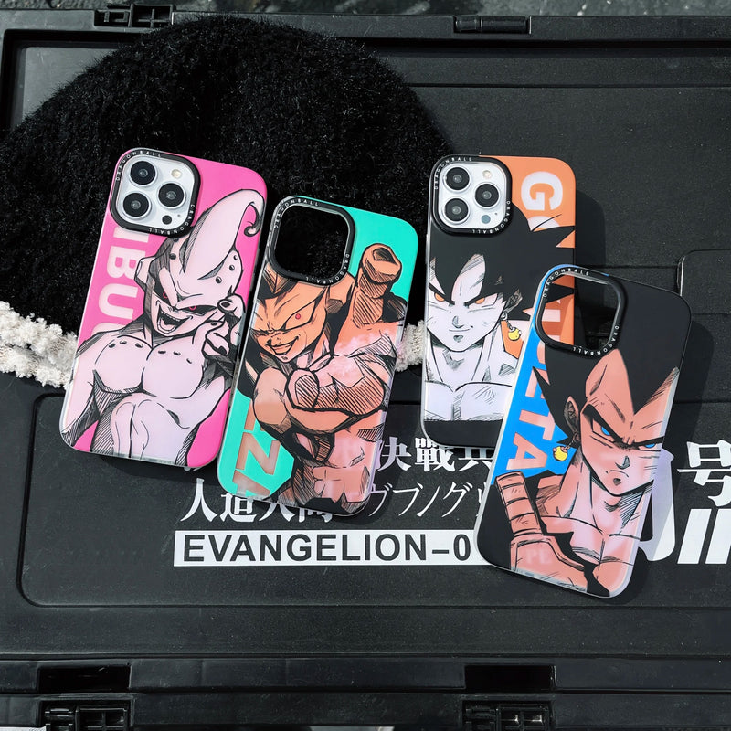 Dragon Ball Goku Anime Phone Case - Laser Light Double-Sided Cover