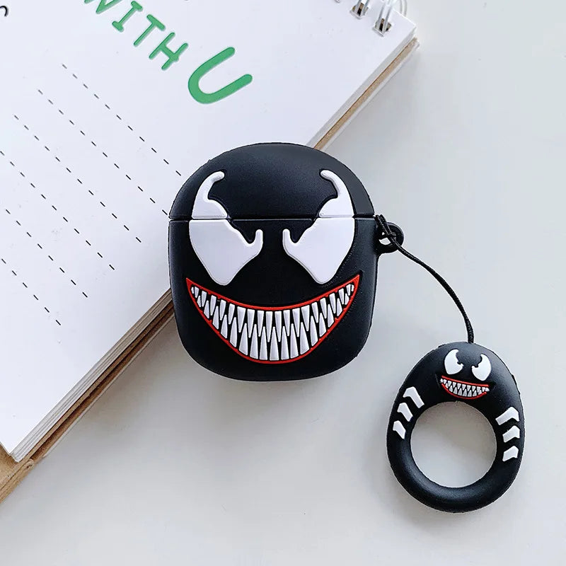 3D Cartoon Anime AirPods Case - Soft Silicone Cover