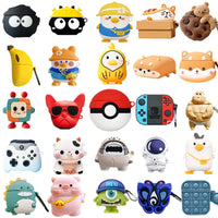 3D Cartoon Anime AirPods Case - Soft Silicone Cover