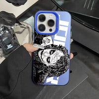 Electroplated Shockproof Anime Phone Case for iPhone