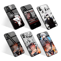 Jujutsu Kaisen Anime Tempered-Glass Case for Samsung Galaxy & iPhone