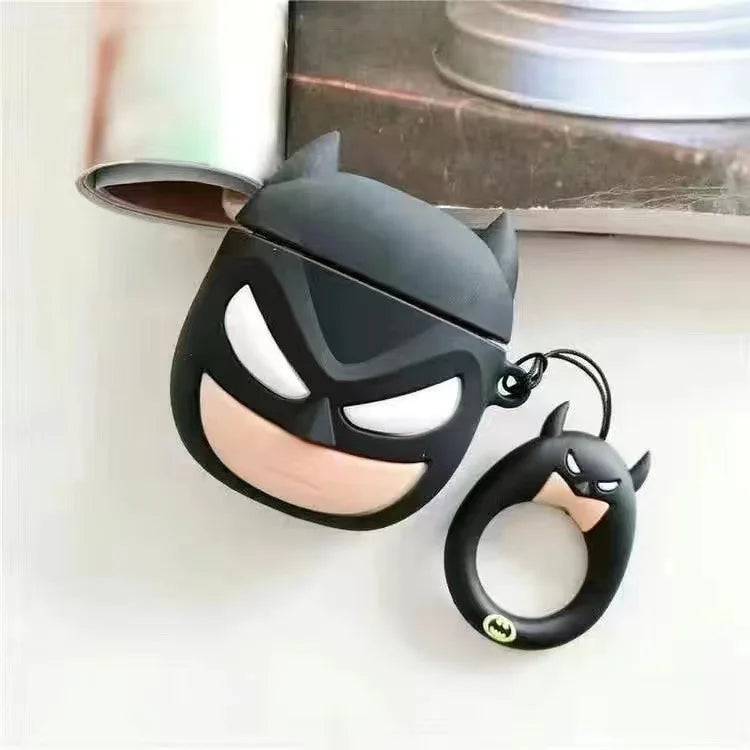 3D Cartoon Anime AirPods Case - Soft Silicone Cover
