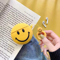 Smiley Face Cartoon AirPods 1&2 Case