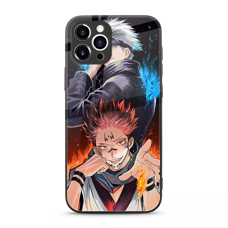 Jujutsu Kaisen Anime Tempered-Glass Case for Samsung Galaxy & iPhone