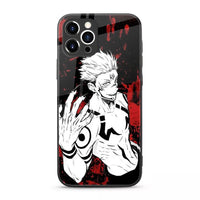 Jujutsu Kaisen Anime Tempered-Glass Case for Samsung Galaxy & iPhone
