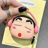 3D Cartoon Anime AirPods Case - Soft Silicone Cover