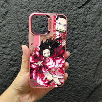 Demon Slayer Tanjiro Electroplated Anime Phone Case