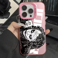 Electroplated Shockproof Anime Phone Case for iPhone