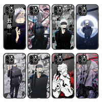 Jujutsu Kaisen Anime Tempered-Glass Case for Samsung Galaxy & iPhone