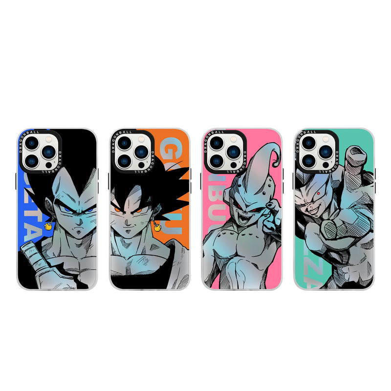 Dragon Ball Goku Anime Phone Case - Laser Light Double-Sided Cover