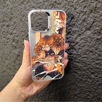 Demon Slayer Tanjiro Electroplated Anime Phone Case