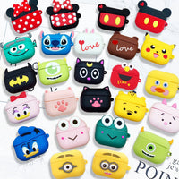 3D Cartoon AirPods Pro Case - Soft Silicone Cover
