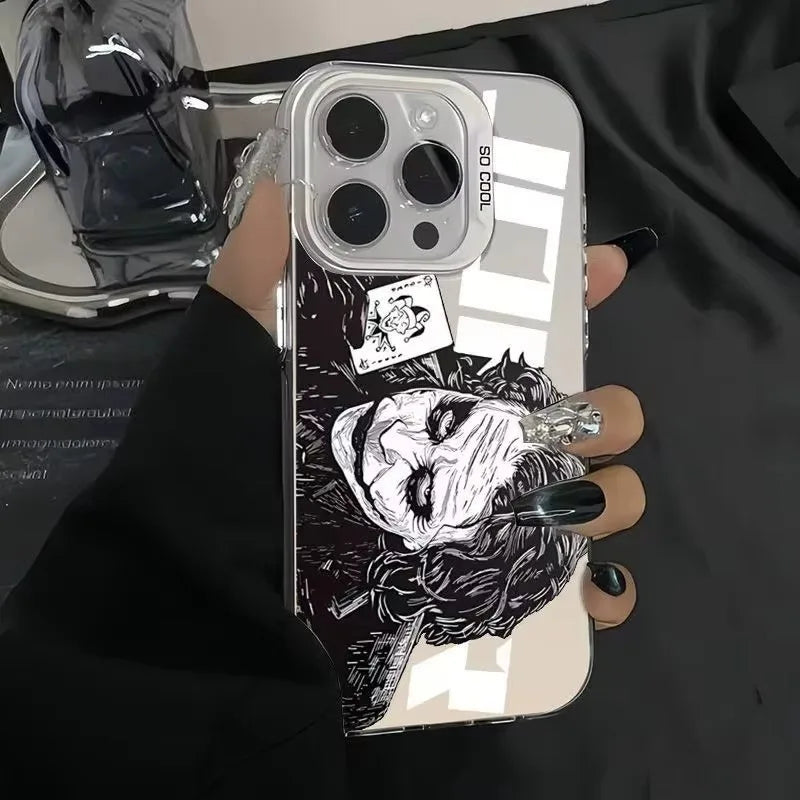 Electroplated Shockproof Anime Phone Case for iPhone